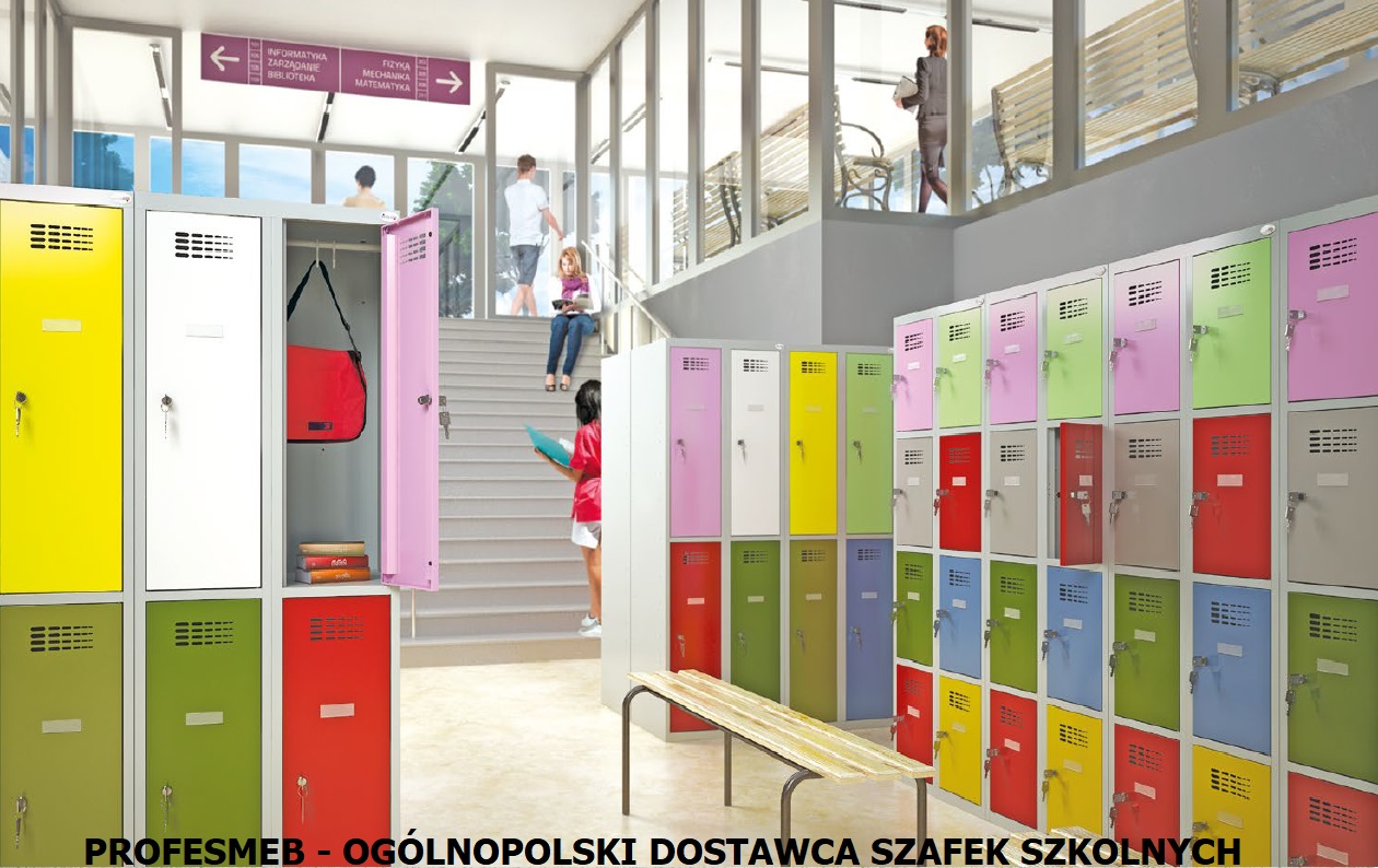 Szafki szkolne szatniowe, meble do szatni pracowniczej, Szafki ubraniowe BHP, szafka szkolna skrytkowa Szafki szkolne Poznań, Warszawa, Wrocław, Łódź, Szczecin, Kraków, Katowice, Producent szafek dla szkoły