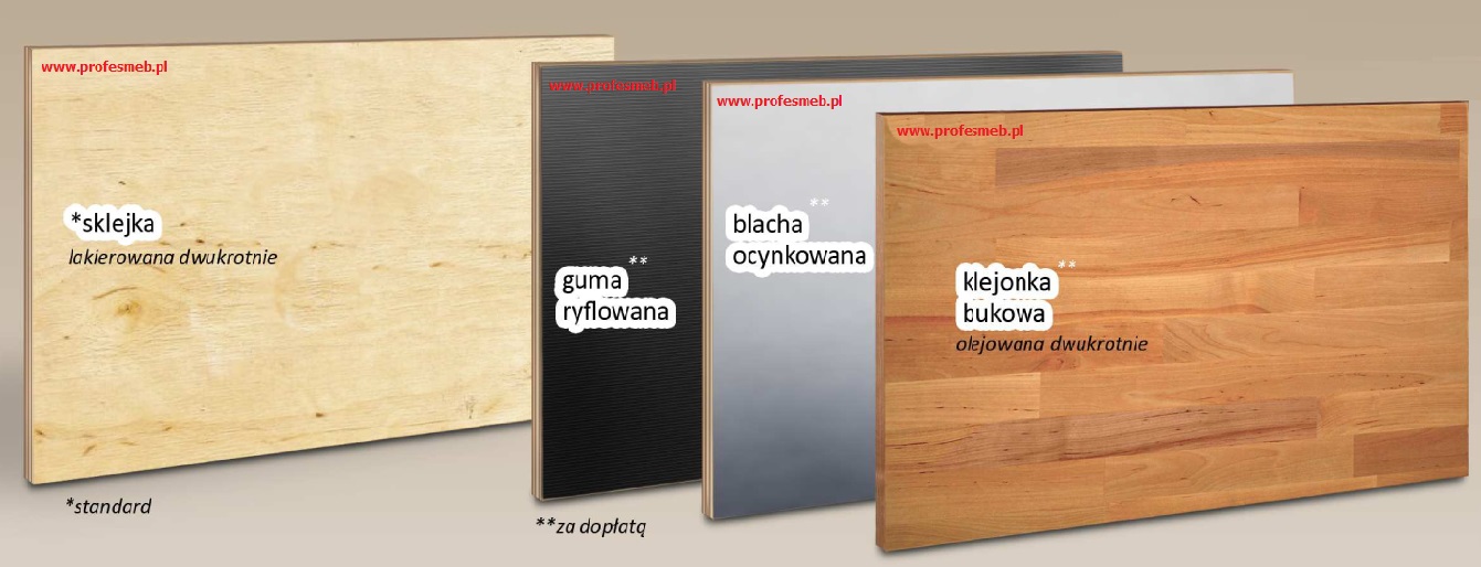 Blaty stołów warsztatowych meble warsztatowe meble metalowe, stoły warsztatowe, stół narzędziowy